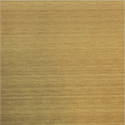 Golden cabinet finish swatch