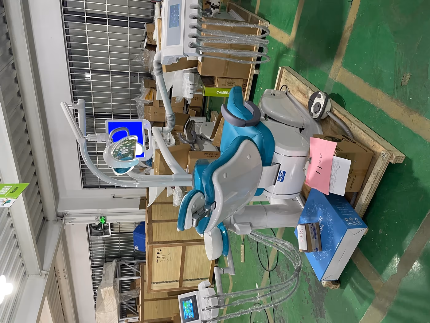 A6800 dental chair in a real clinic installation