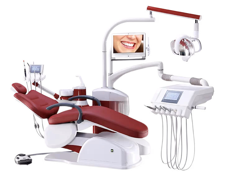 A6800 dental chair cut-out product view on transparent background