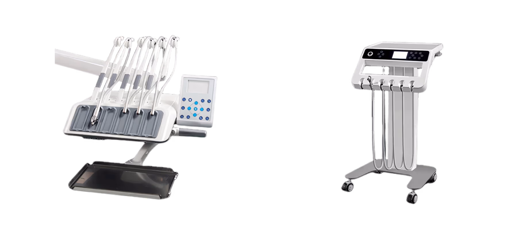 G5 optional main table in top-mounted or separate-cart form