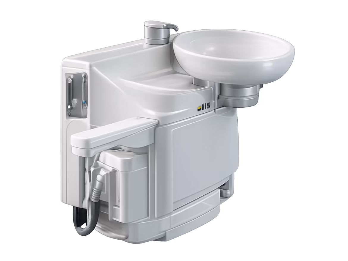 P2 convenient rinsing and cleaning area