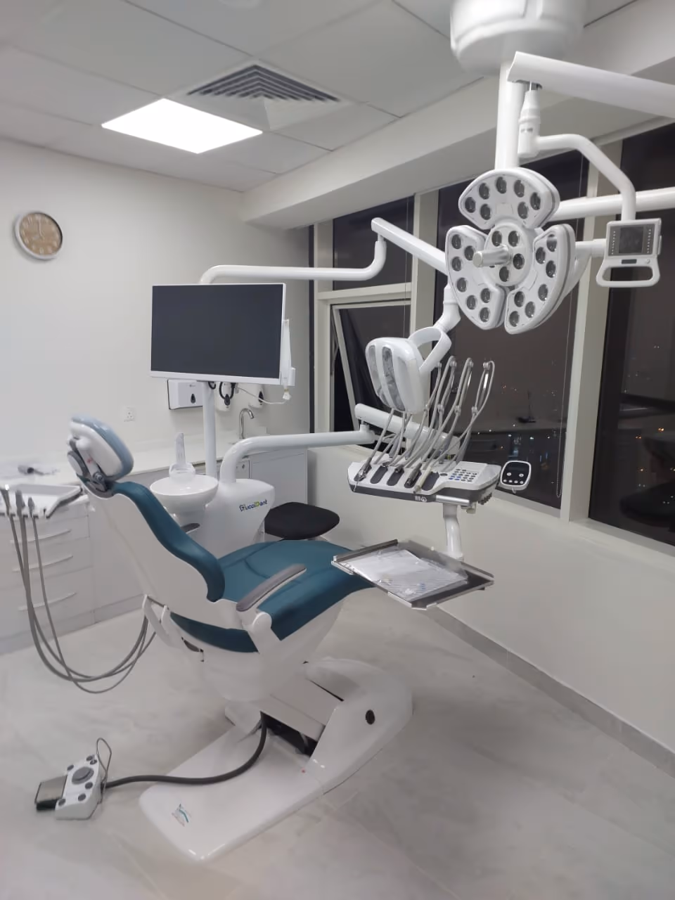 S630 dental chair in a supplied finished treatment-room reference image