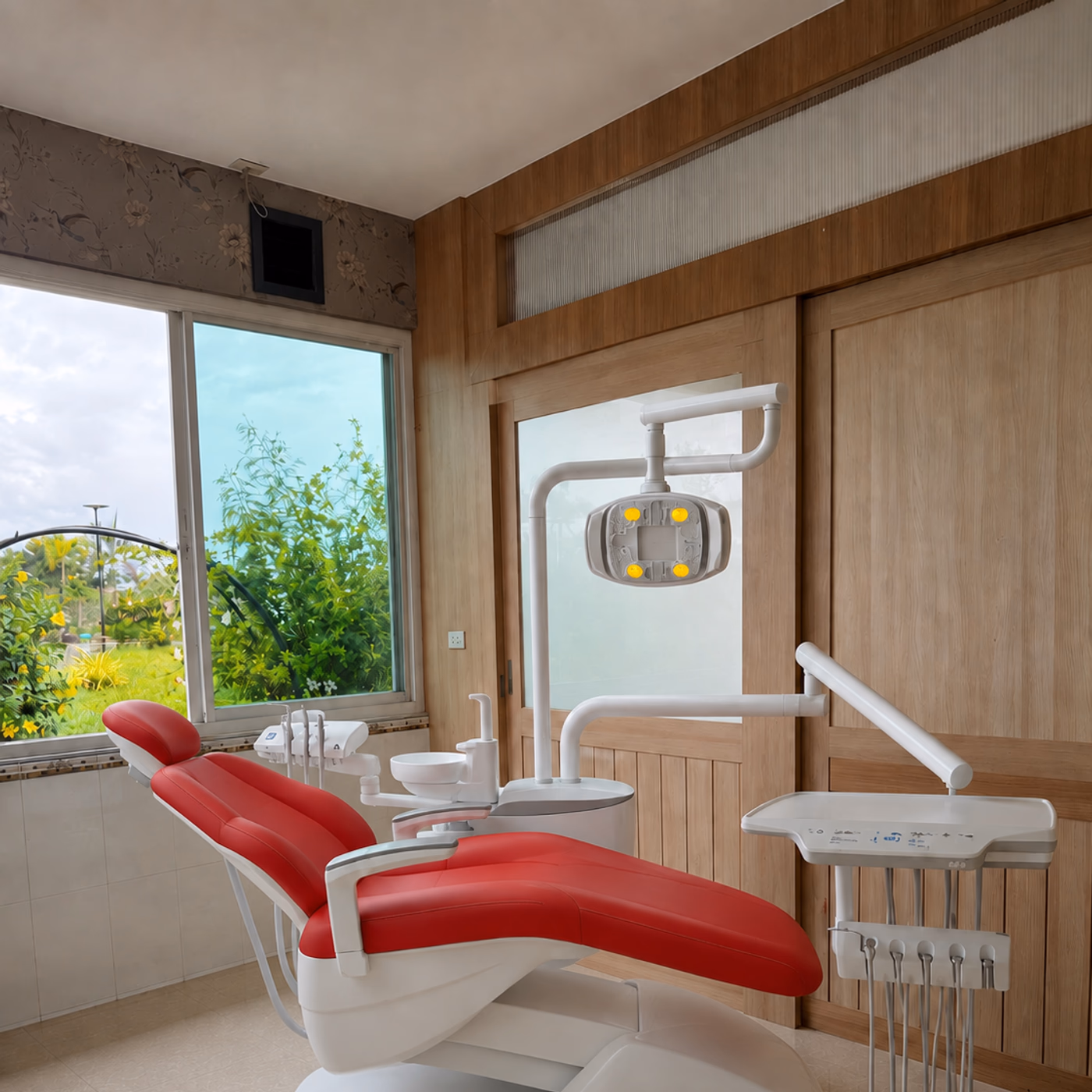 S660 dental chair in a supplied finished treatment-room reference image