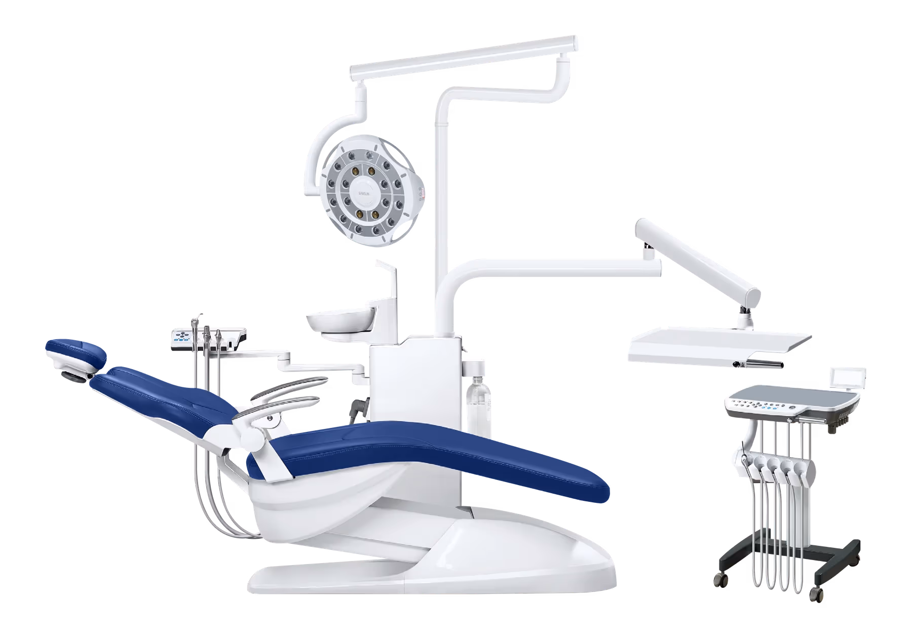 S680 dental chair shown with SS-P03 upholstery