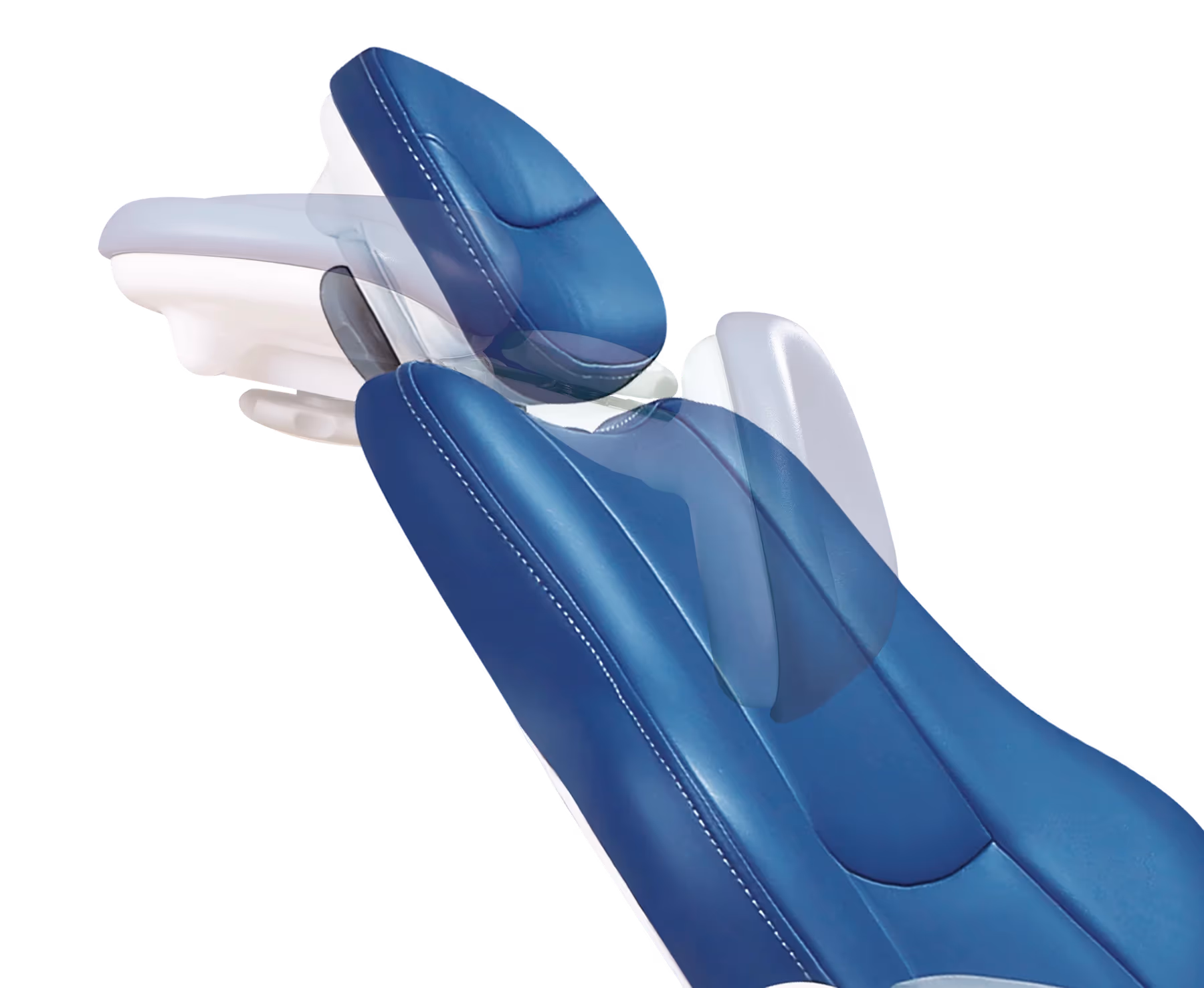 S680 microfiber leather headrest for comfortable patient positioning