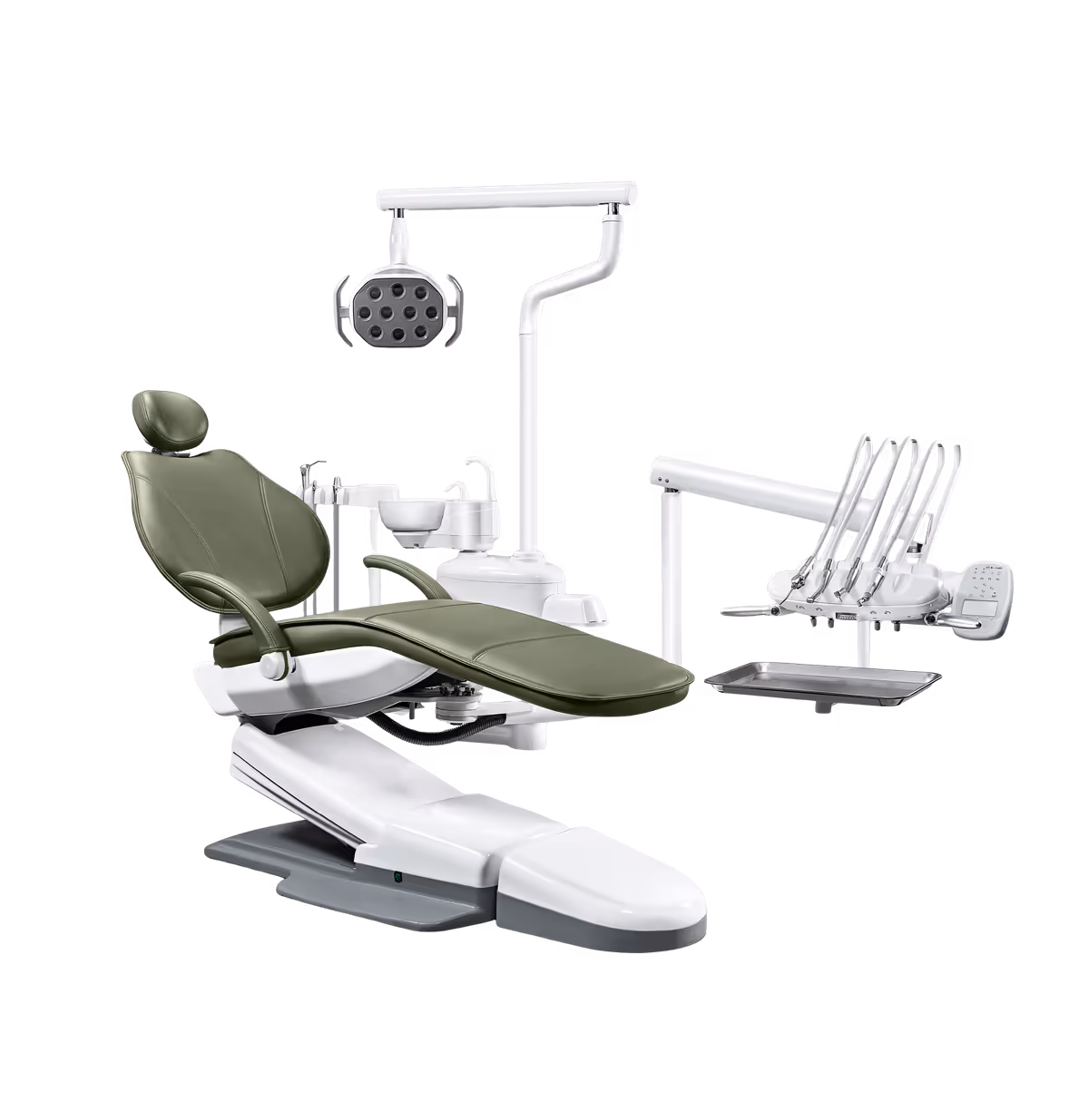 SL8500 Standard dental chair shown with HX12-01 upholstery