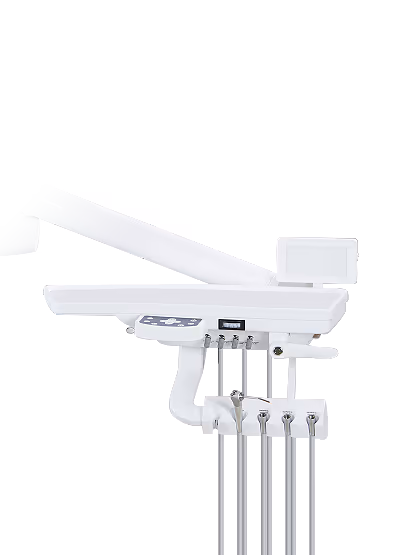 TJ2688 A1 handpieces and controls arranged beside the operator