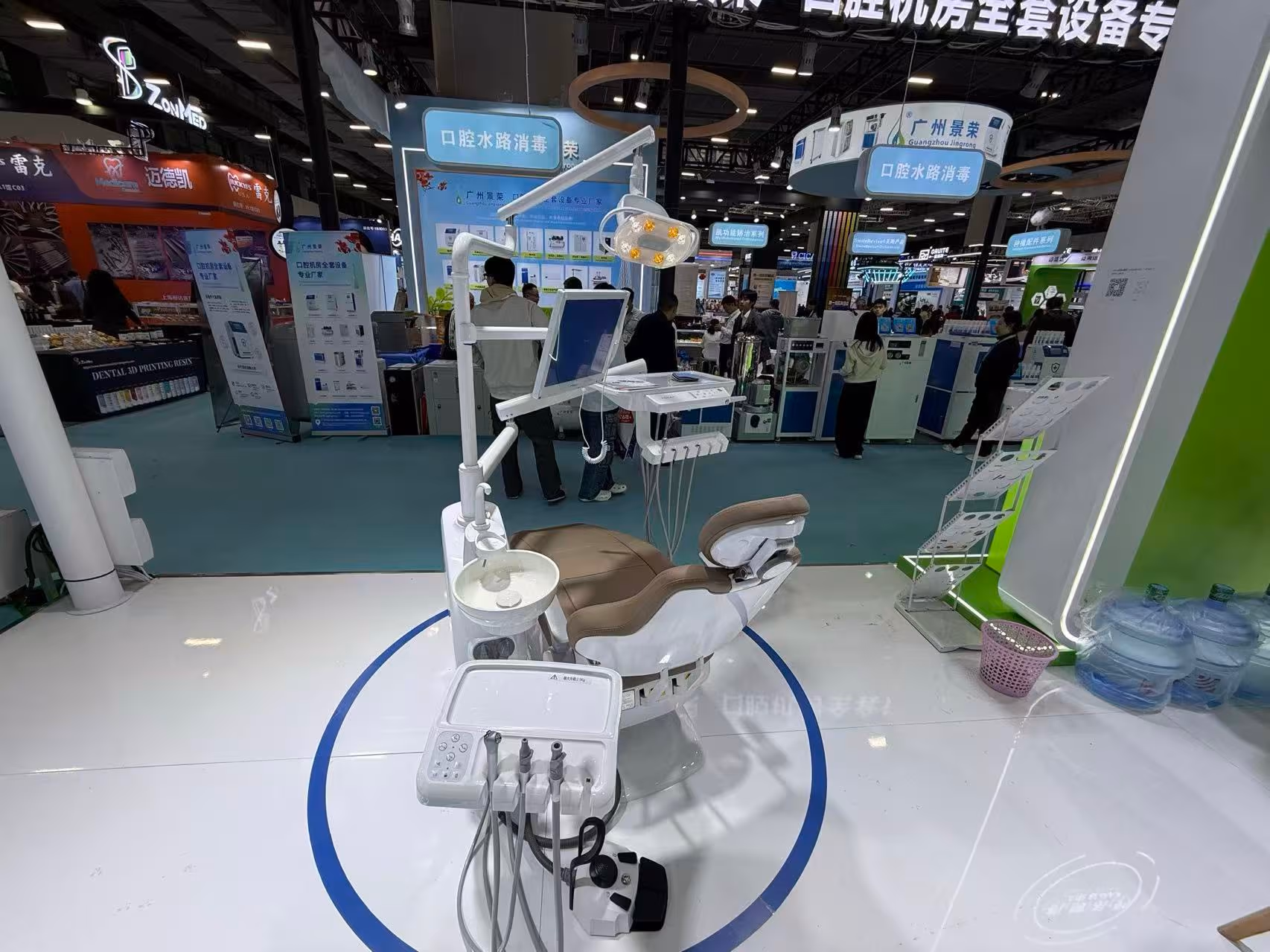 V2 Pro dental chair in a supplied finished treatment-room reference image