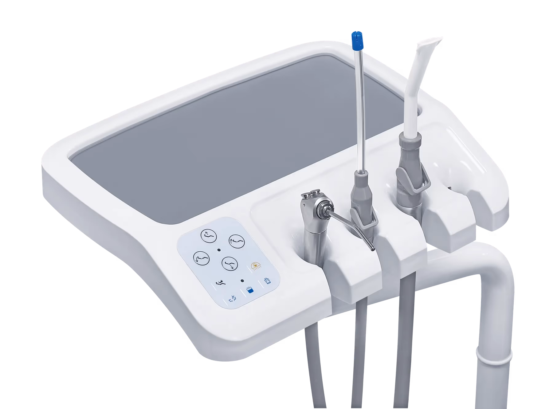 V3 Implant chairside delivery workflow with treatment components around the operator